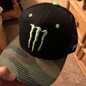 Kurt Busch Monster Energy Hass Trucker racing hat!